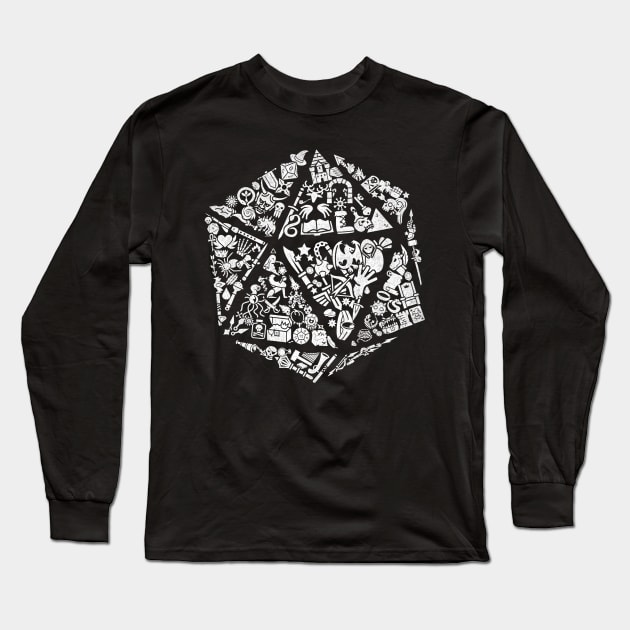 Roll Player Long Sleeve T-Shirt by Shiron